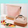 Oxford Cloth Lunch Bag With Shoulder Strap For Travel And Outdoor Picnic Use