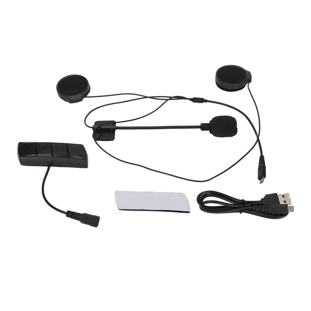 M7 Motorcycle Helmet Bluetooth Headset Waterproof Noise Reduction Motorbike Earpiece for Motorcycle