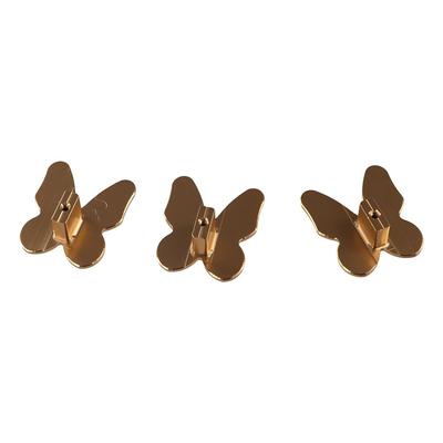 Furniture Hardware Butterfly Shape Door Pulls Wardrobe Pulls Cabinet Drawer Drawer Knobs Single Hole Zinc Alloy
