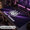 Custom Text Big Mousepad, Extended Desk Pad For Laptop Work GameAnderlecht FC logo