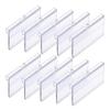 50 Stuks Doorzichtige Plastic Labelhouders Voor Draadrek Winkelprijslabel, 8cm X 4cm Mand Labels Clip Op Labels Voor Opbergbakken - RiRi
