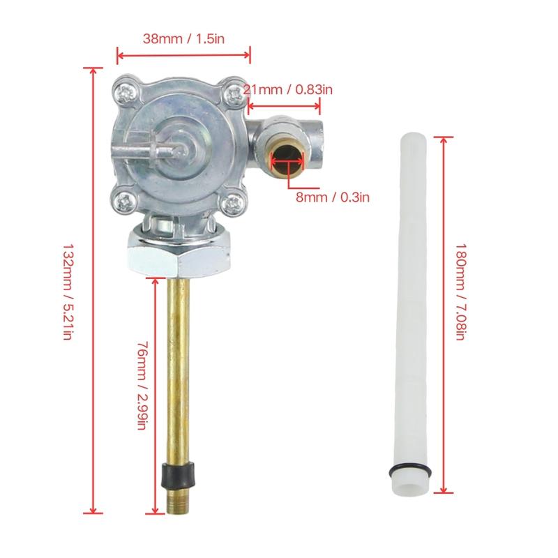 For Honda VT750C 750CA ABS Shadow Aero 750 VT750C2 Shadow Spirit 750 VT750C VT750CA Motorcycle Gas Fuel Tank Switch Pump Petcock