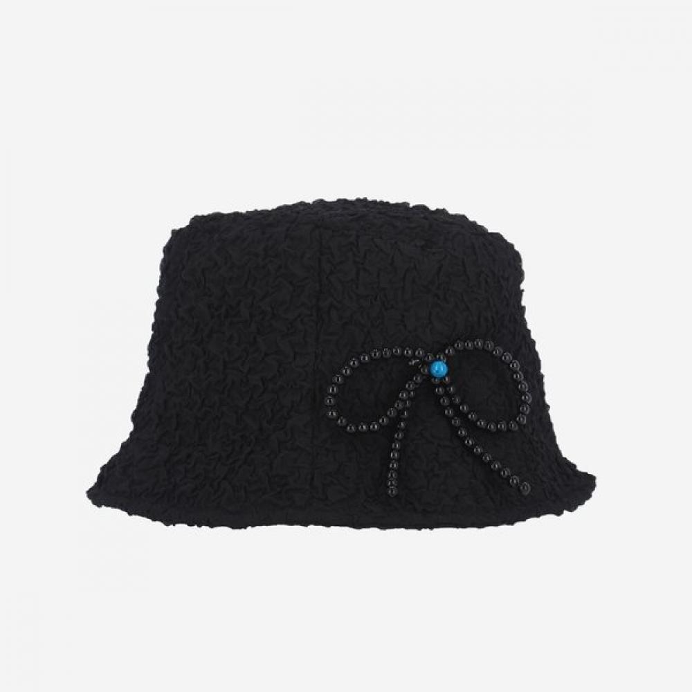 

Allincomplete Black Pearl Crinkle Bucket Hat Single option