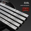 Shihua 316L Stainless Steel Chopsticks Set (5 Pairs)