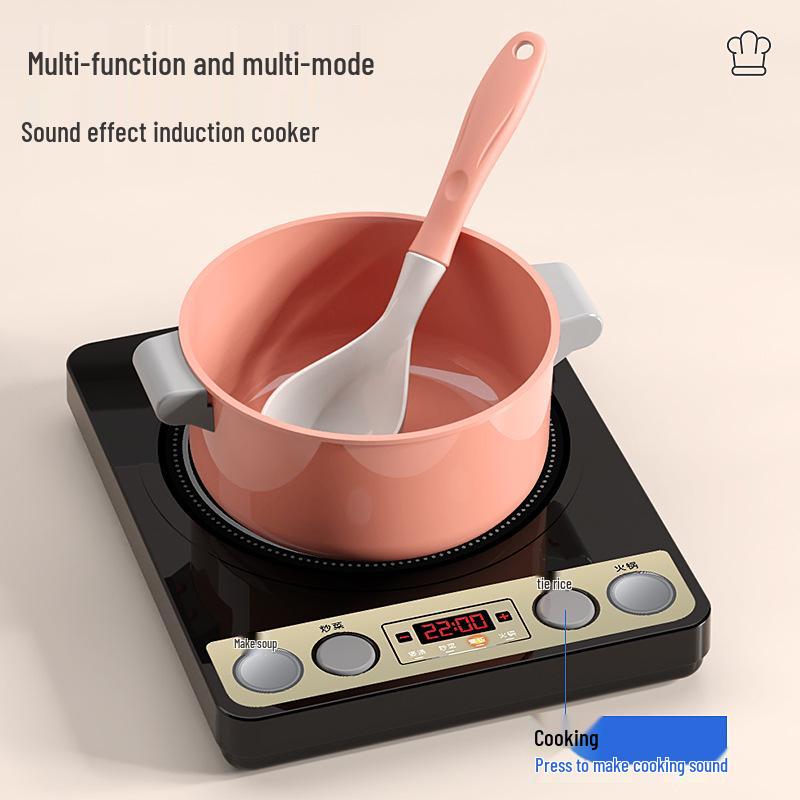 Kids' Play Kitchen Set: Cooking and Fruit Cutting Fun