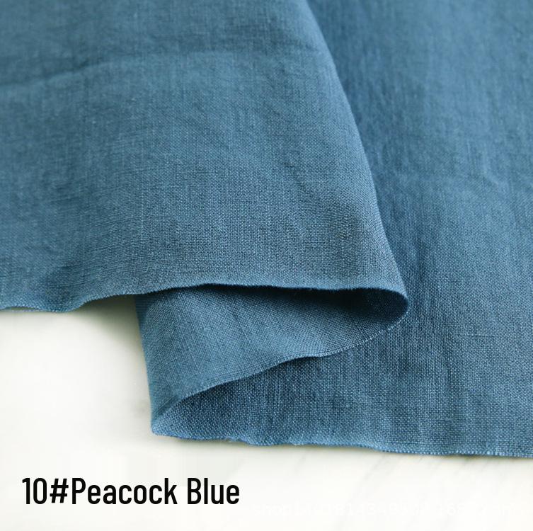 High-Quality Sand Washed Linen-Cotton Fabric for Summer Dresses & Pants