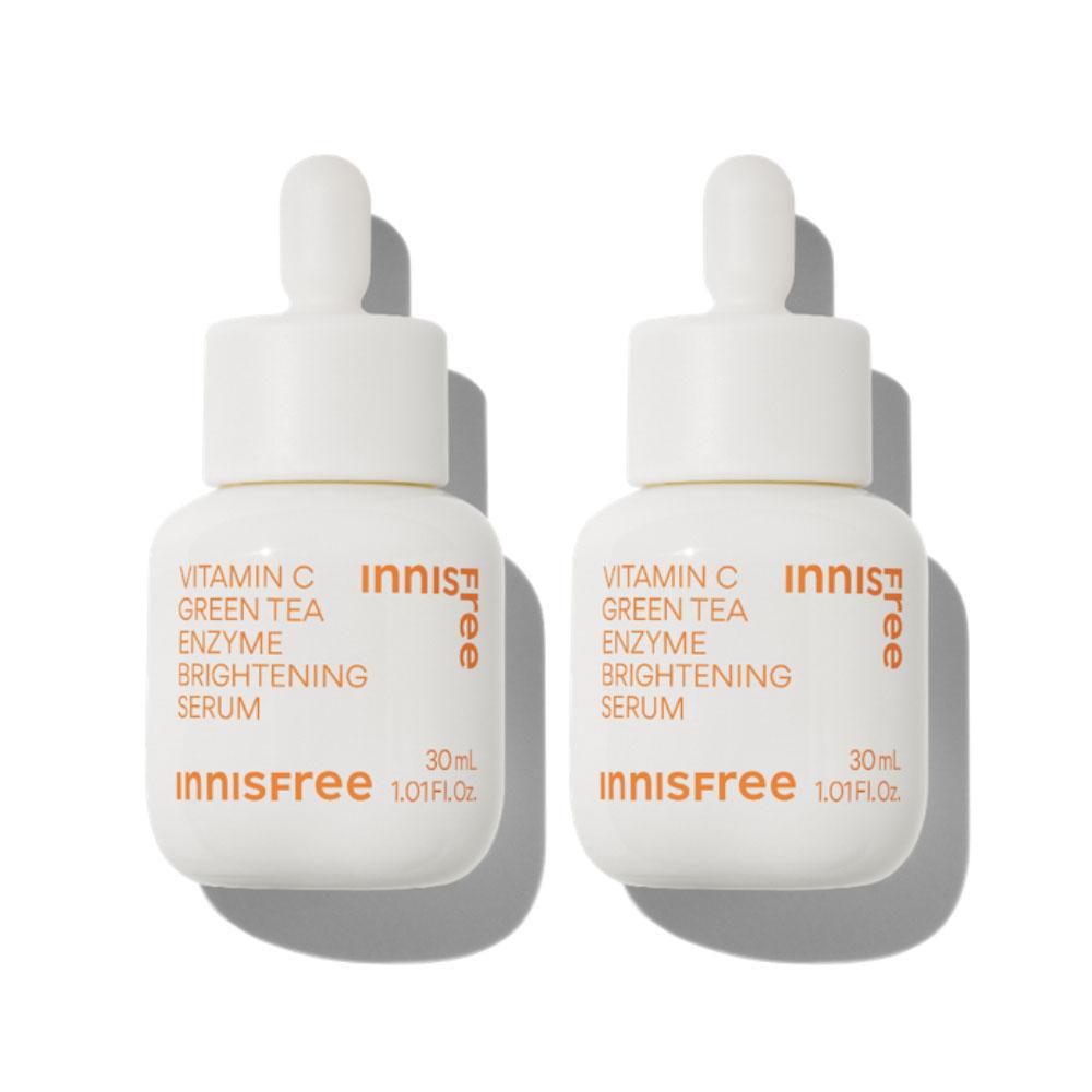 Innisfree Sérum enzymatique au thé vert Vita C 30 ml en double édition limitée (30 ml x 2)
