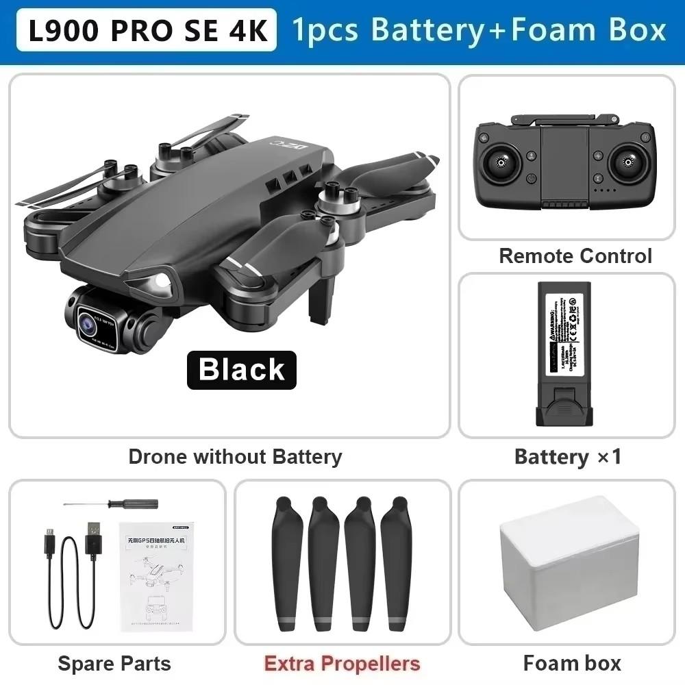 LYZRC L900 Pro SE MAX Drone 4K Professional Dual HD Camera GPS 5G WIFI 360° Obstacle Avoidance Brushless Motor Rc FPV Quadcopter