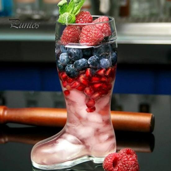 Large Capacity Beer Mug Transparent Design Funny Boot Shape Easy To Clean Dishwasher Safe Beer Cup Party Decoration