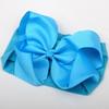 European 6-Inch Elastic Baby & Parent-Child Headband - Solid Color Bow Nylon Hair Accessory