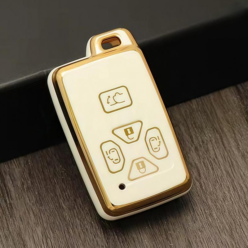 3/4/5 Buttons Remote Car Key Case Cover Fob Smart Card Shell for Toyota Avalon Camry Highlander Crown Corolla Car Accessories