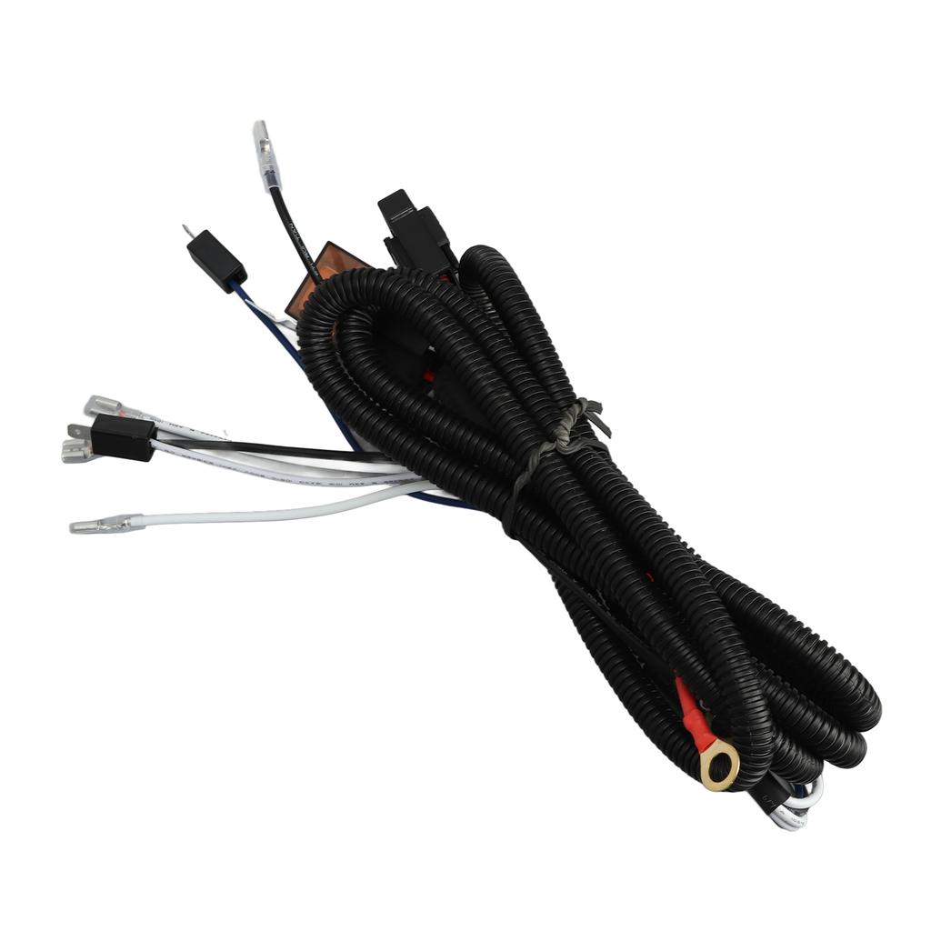 12V Horn Wiring Harness Relay Kit 1.9m Cable 50W One To Two Air Horn Cable Relay Harness for Motorcycle Car Truck