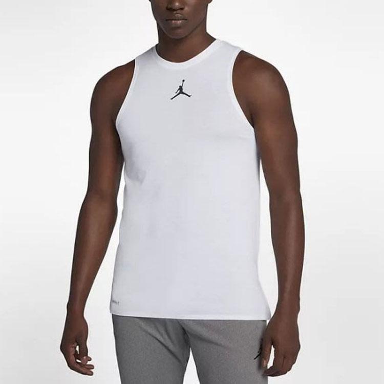 Air Jordan Alpha Dri-Fit Training Tank Top Men Tops White 892072-100