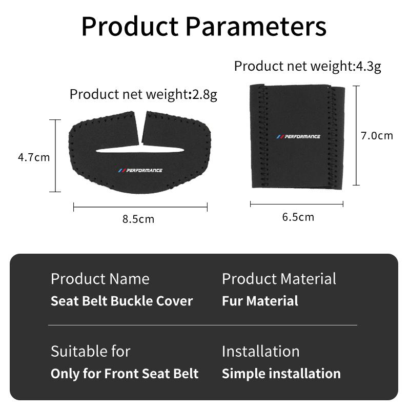2025 Hot Car Seat Belt Buckle Protective Cover Safety Belt Plug Clip Case For BMW M X1 X3 X5 X6 X7 E30 E90 M3 E84 E83 E91 E70 F3