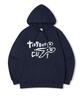 Top Boy Caesars Oversized Brushed Print Hooded Sweatshirt