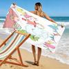 Tilly Friends Joy  Print Beach Towel, Large Soft Quick Dry Towel for Beach Camping Swimming