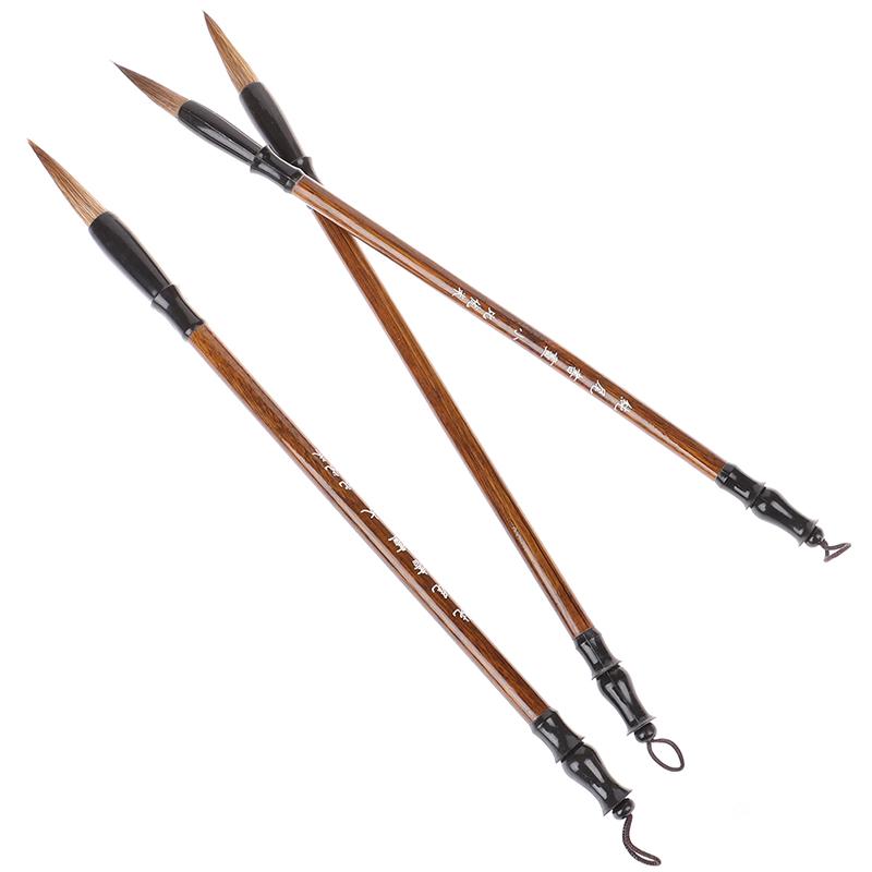 3Pcs/Lot Excellent Quality Chinese Calligraphy Brushes Pen For Writing Brush