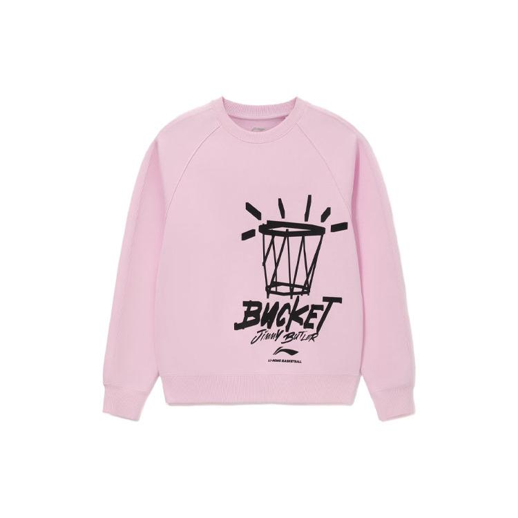 Li Ning Basketball Collection Sweatshirt Men s Pink AWDS101-2 M
