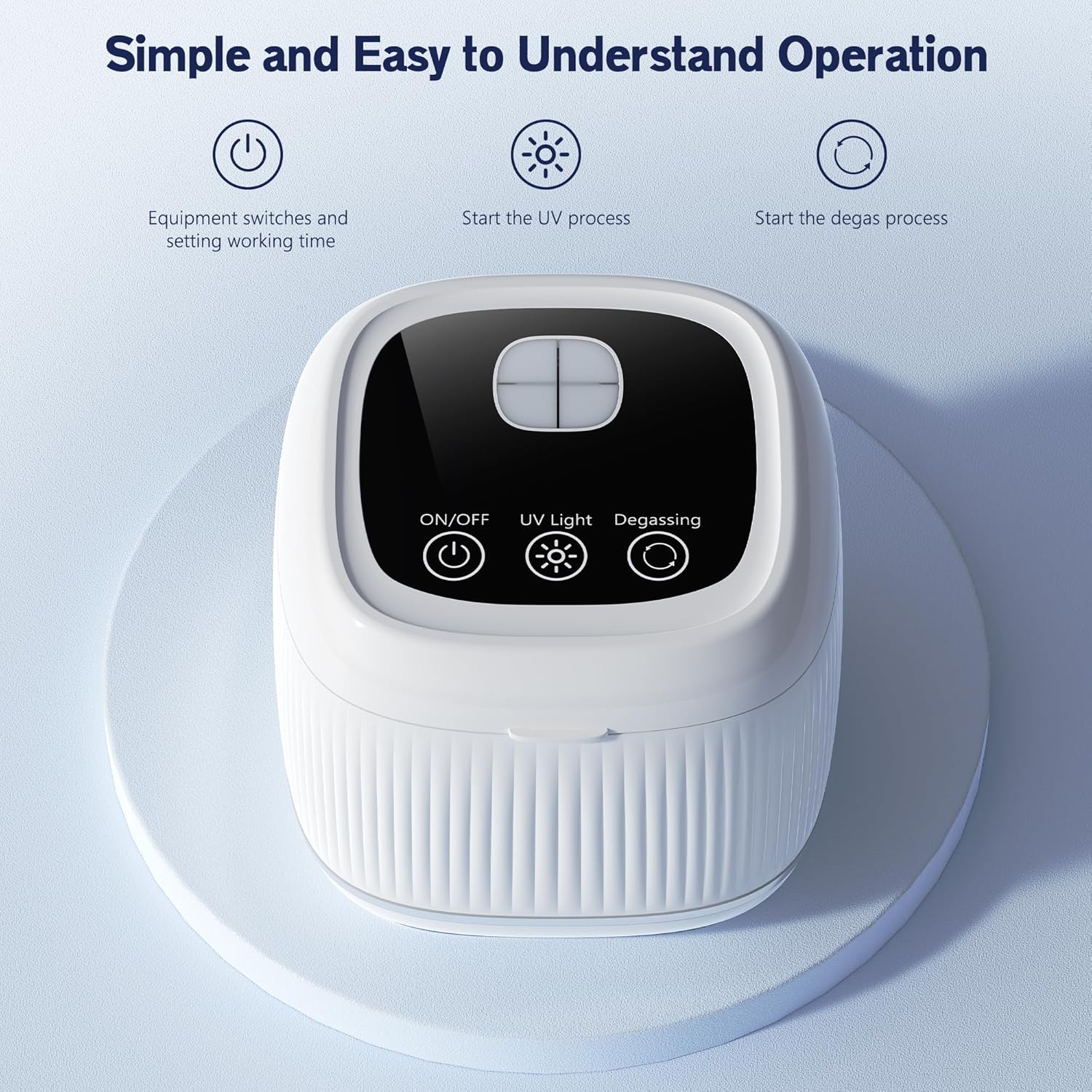 2025 upgraded 3-in-1 version Ultrasonic Retainer Cleaner Machine, degassing technology+ultrasonic+UV, with a 5-fold increase in cleaning efficiency