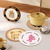 Rubber Cartoon Animal Coaster Set With Absorbent Fastdry Surface For Home Use