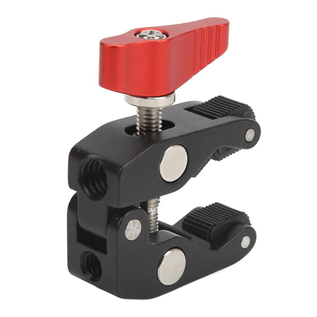 Small Aluminum Alloy Super Clamp Crab Pliers Clip with 14 Inch 38 Inch Thread Camera Clamp Mount