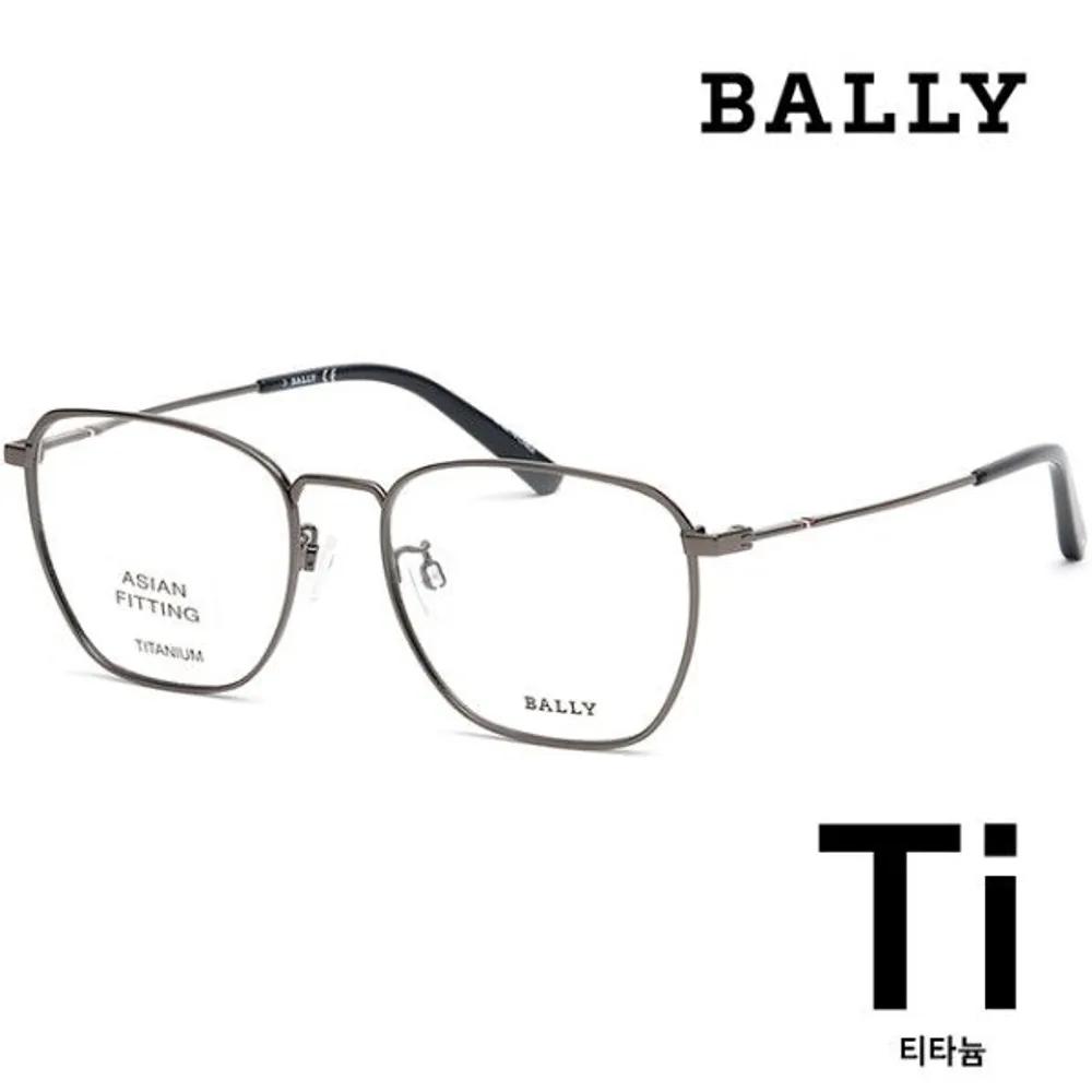 [Bally] Titanium Eyeglass Frames BY5059D 008 Metal Square