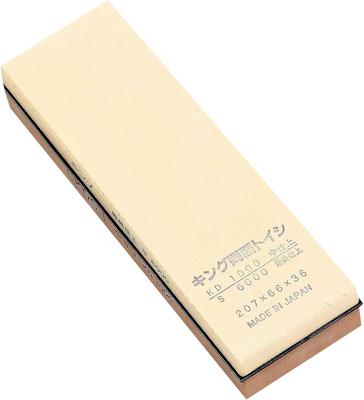 King Whetstone King Whetstone KDS 207x66x36 Grain Medium Super Finishing Double-sided Size #1000 (brown)/#6000 (white) finishing/Final