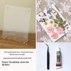 Nordic Simple Acrylic Photo Frame - 6-7 Inch DIY Dried Flower Pressed Specimen