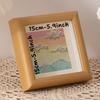Personalized wooden photo frames, custom photo frame ornaments, simple holiday gifts indoors, commemorate precious memories