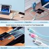 Gradient 120W 3-in-1 Super Flash Charge Cable for Huawei, Type-C, Apple, Android