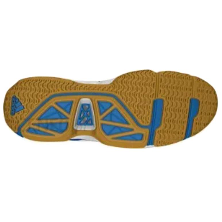 Adidas Bt Feather Comfortable Simple Shock Absorption Durable Low-Top Badminton Shoes Unisex Shoes Blue White M18206
