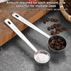 Stainless Steel Coffee Measuring Scoop Food Grade Multi Use Precise Markings for Home Baking Spice Measuring Use