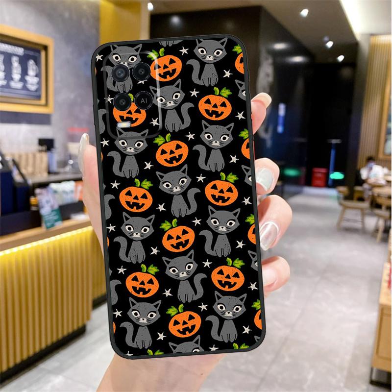 Halloween Pumpkins Case For Oppo A98 A18 A38 A58 A78 A60 A80 A40 A96 A76 A16 A94 A74 A54 A15 A17 A57 A77 A5 Pro