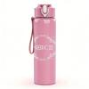 1PC Blank Faded White Minimalist Texture Print 750ml Portable Sports Water Bottle Leakproof Gym Outdoor Travel Drink Cup