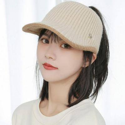 Golf Knit Cap, Hiking Hat, Sun Hat, Ivory