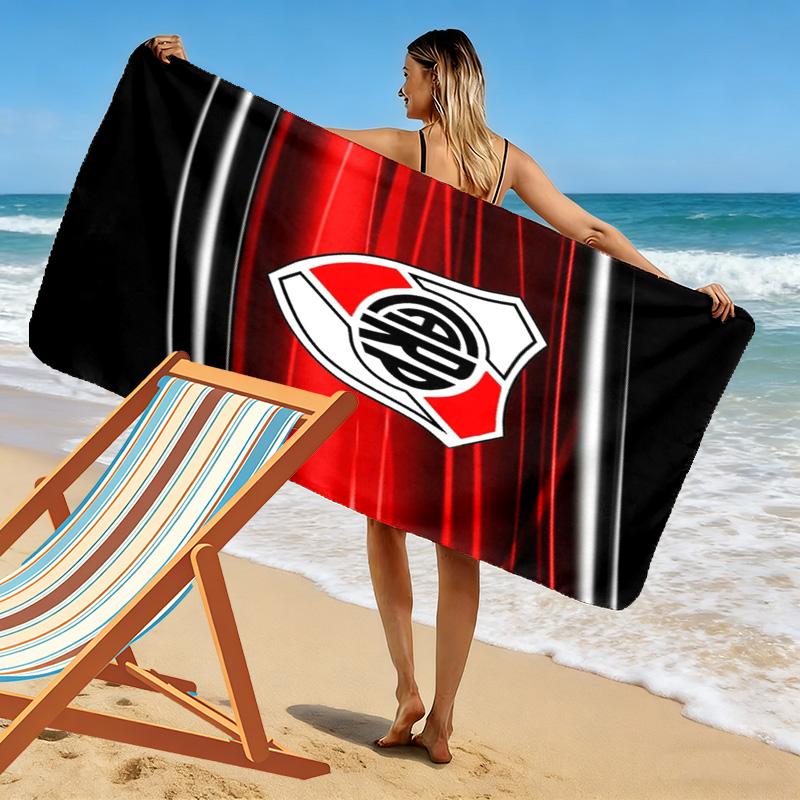 Telo da Spiaggia River Plate Stampato, Asciugatura Rapida Morbido Grande per Spiaggia Campeggio Nuoto
