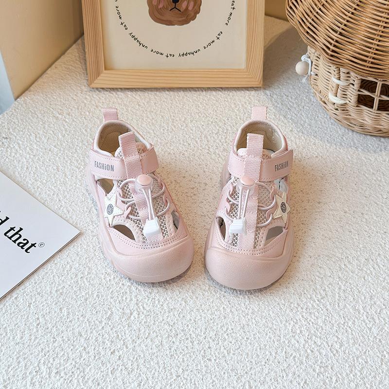 

Children s casual sports shoes 2025 summer new boys versatile mesh shoes breathable girls mountaineering running shoes 25 розовый