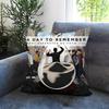 Hot Aa Day to Rememberful Cushion Cover Comfortable Reversible Pillow Cover Ideal for Car Sofa Bedroom  Beyond
