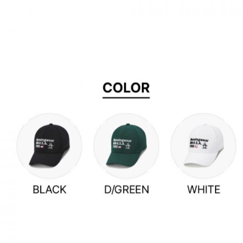 MunSingwear Men S Signature Ballcap Dark Green Mr121mcp11
