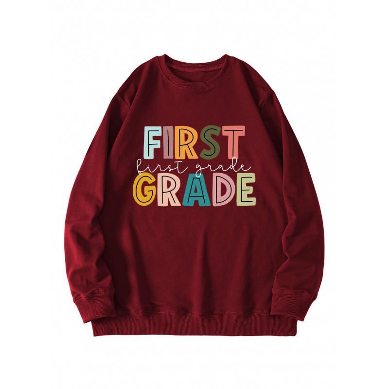 Women's European & American Fashion Round Neck Hoodie - Autumn/Winter Long Sleeve, In Stock