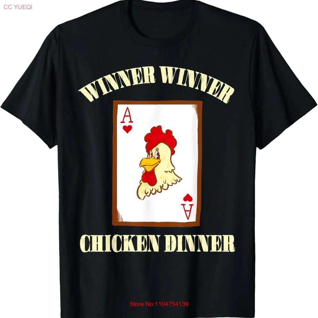 Winner Chicken Lucky Casino Gambling Blackjack T Shirt Vintage Washed Unisex Stylish Fashion Streetwear Versatile Stretched