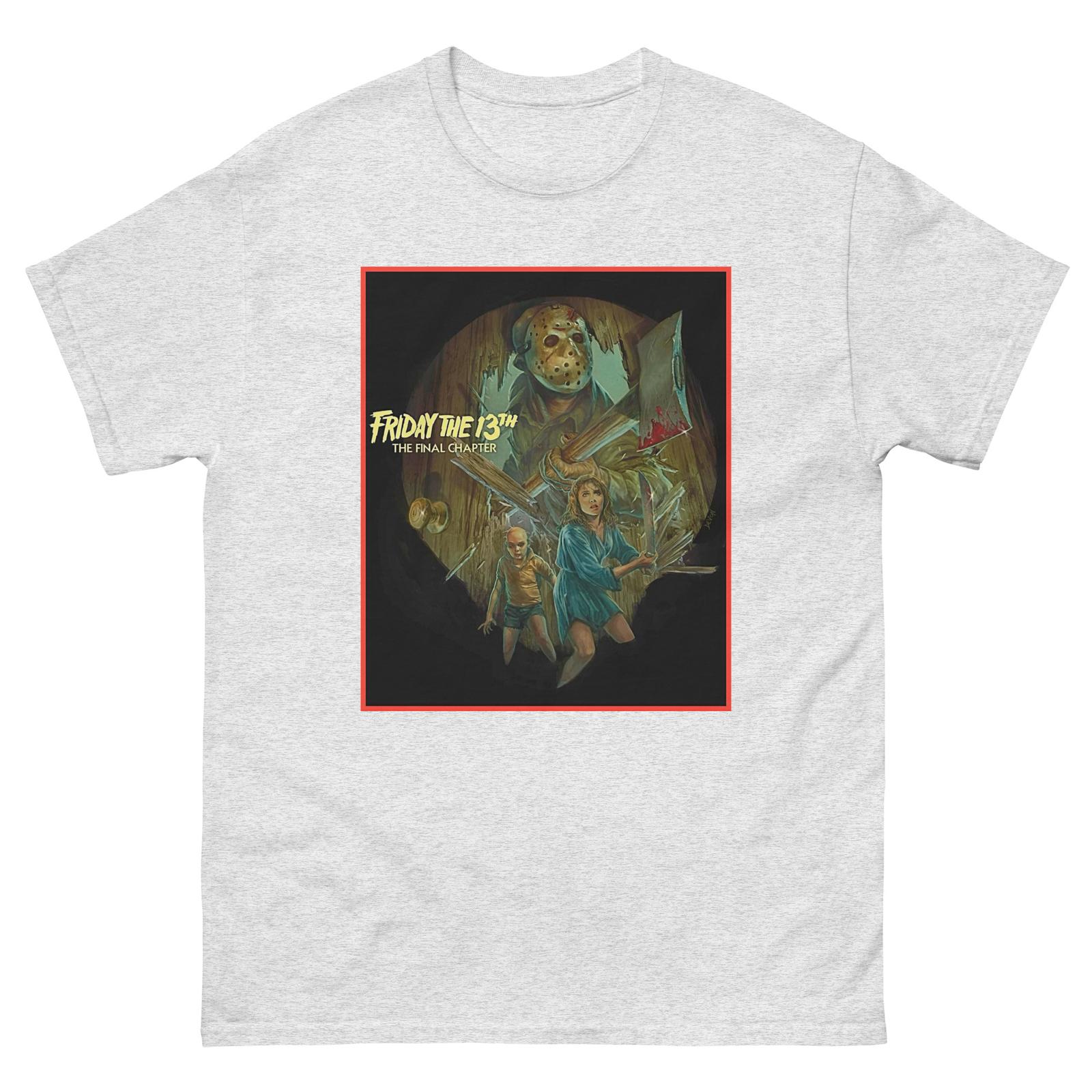 Friday the 13th the Final Chapter Tee, Horror, Friday the 13th 4 Poster T-Shirt Mens Womens Tees Top 4XL