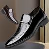 Men Classic Dress Shoes Men Business Leather Shoes Plus Size Office Wedding Party Oxford Shoes Pointed Toe Platform Work Loafers