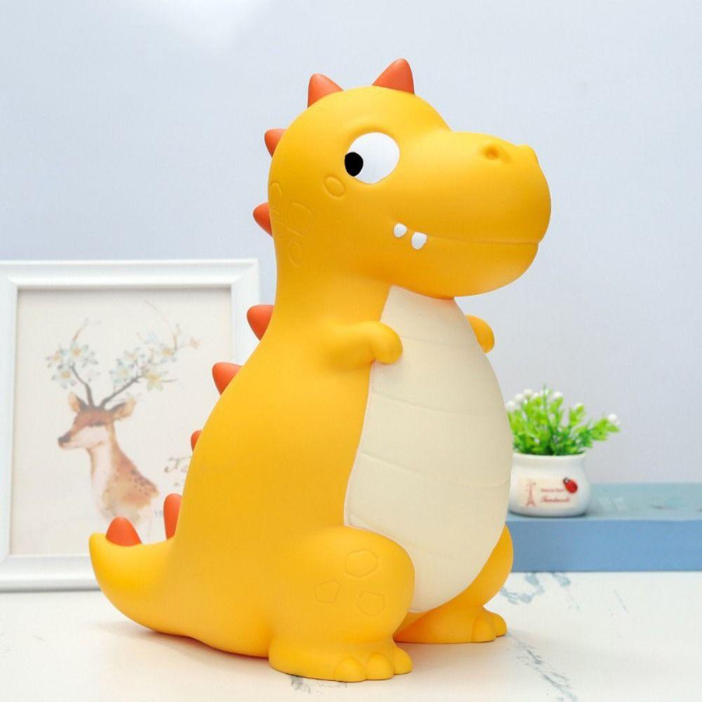 Cartoon Dinosaur Piggy Bank Anti-fall Animal Desktop Ornaments Dinosaur Storage Jar Birthday Gift