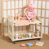 Wooden Children's Doctor Role-Play Set: Little Nurse Emergency Rescue Clinic Toys