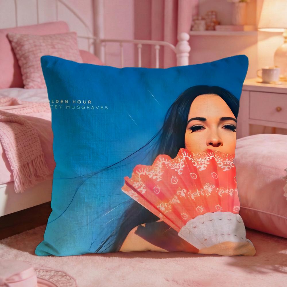 kKacey Musgraves Cushion Cover Premium Comfort Reversible Pillow Cove Two in One Design for Any Room  Car Interior