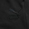 Puma Loose Fit Drawstring Solid Color Casual Shorts Women Shorts Black 626875-01