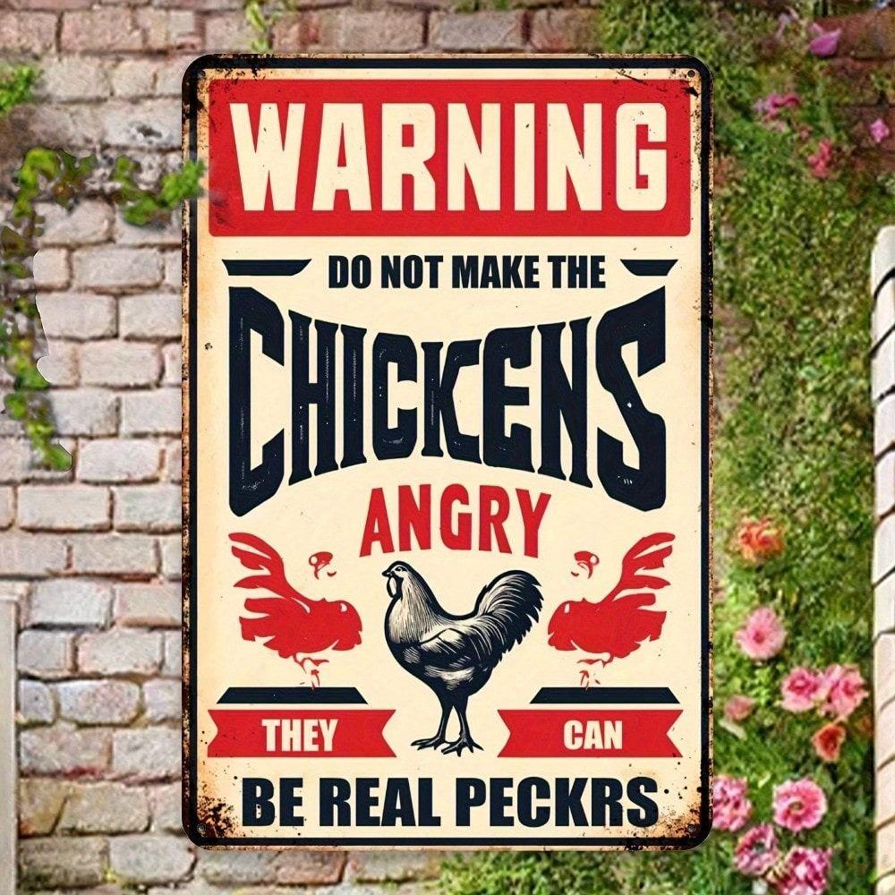 Vintage Metal Tin Sign Garden Humor Plaque Yard Art Decoration 20x30cm