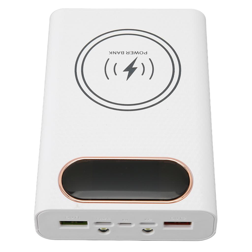 4x21700 Battery Power Bank Case Fast Charging 22.5W DIY Power Bank Box 15W Wireless Charging 21700