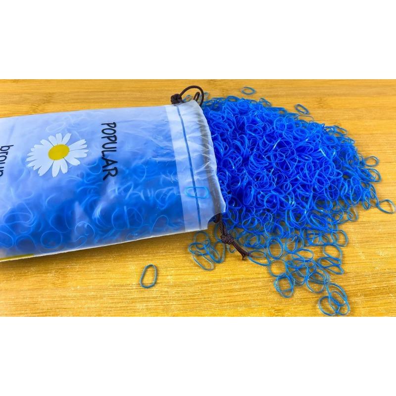 2000pcs/lot Children Transparent Hair Rubber Bands for Bracelets Baby Elastic Small Hair Tie Gum Kids Hair Beads Hair Accessorie